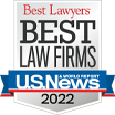 Best Lawyers Best Law Firms U.S News 2022 Badge