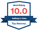 Avvo Rating 10.0 Anthony J. Enea Top Attorney