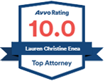 Avvo Rating 10.0 Lauren Christine Enea Top Attorney